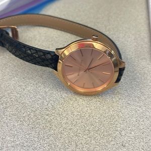 Michael Kors Double Wrap Slim Runway Watch